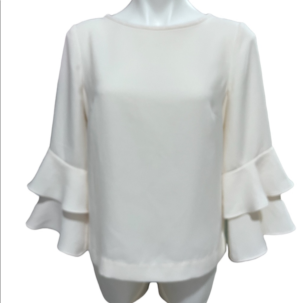 J Crew white top size 8